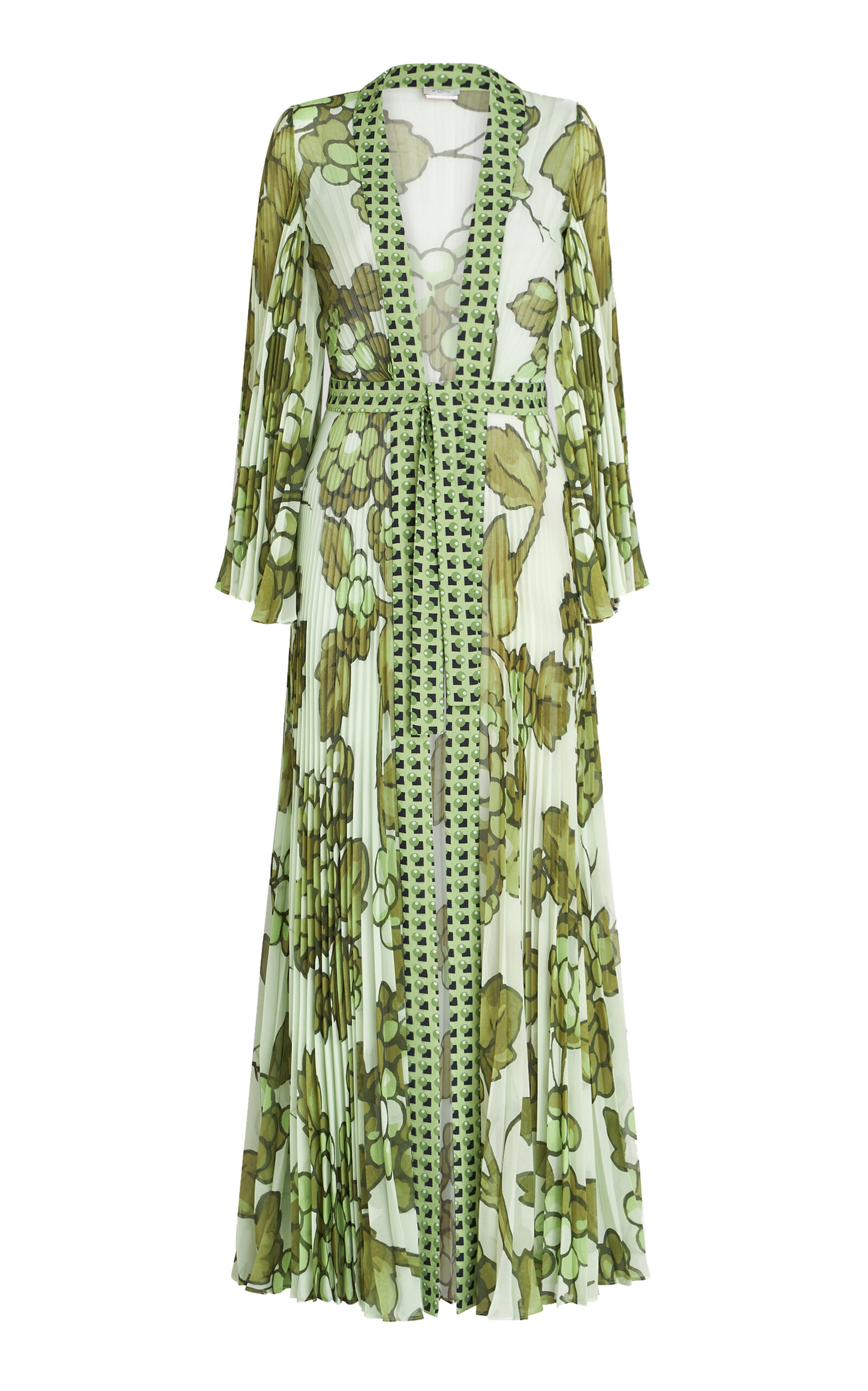 Tie-Detailed Maxi Dress green - 1