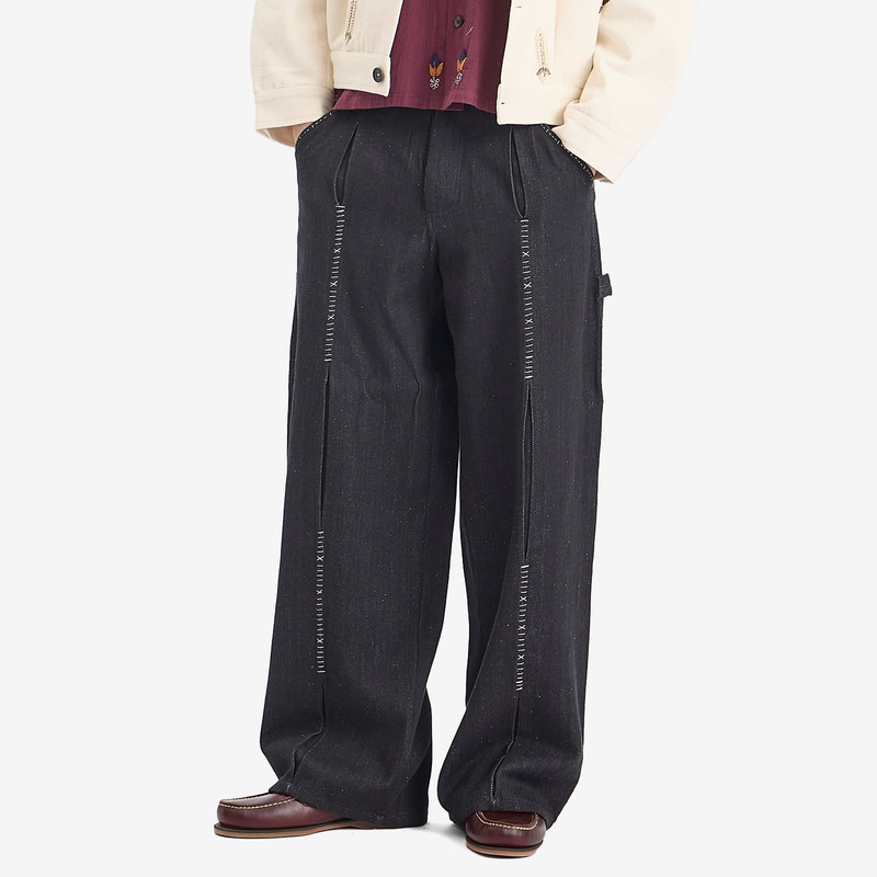 KARTIK RESEARCH Kartik Research Shaanti Embroidered Carpenter Trousers outlook