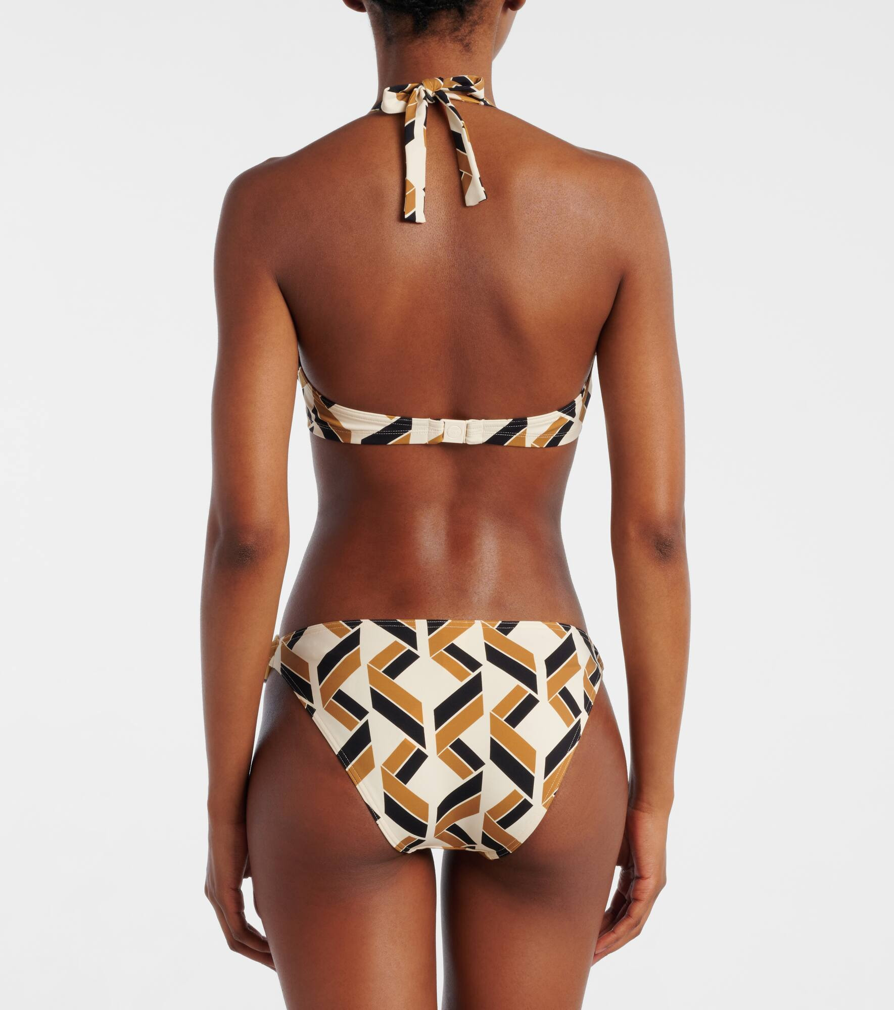 Dimension halterneck patterned bikini top - 3