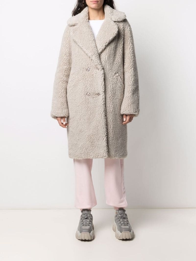 Teddy Bear oversized cocoon coat - 3