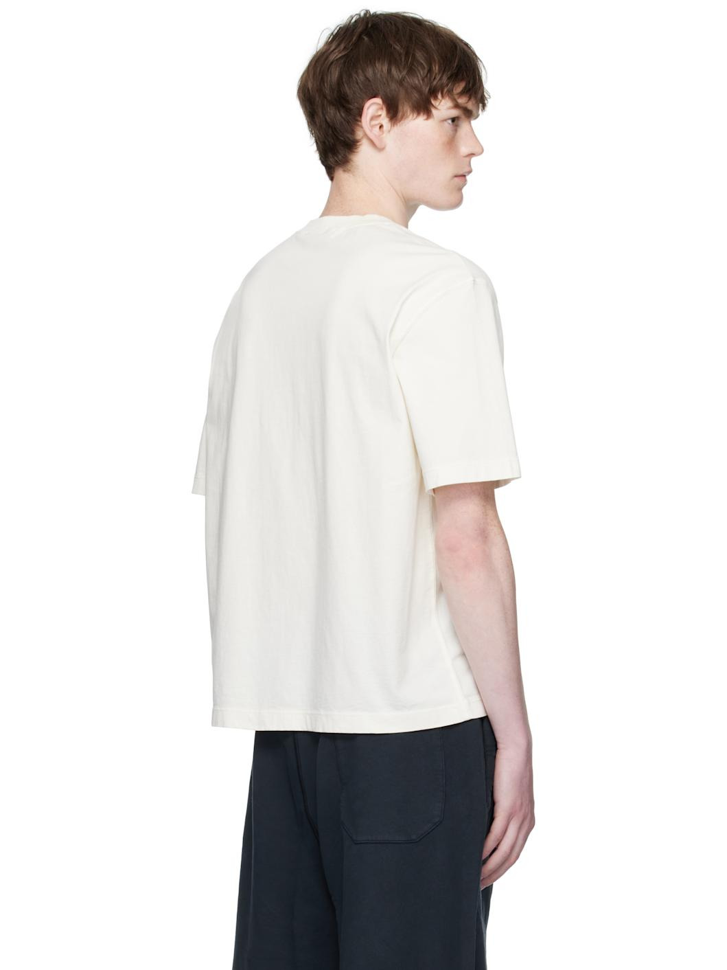 Off-White 2100025 Combed Organic Cotton Jersey T-shirt - 3