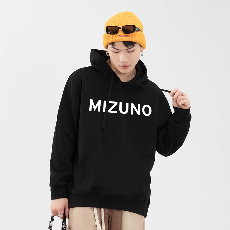 Mizuno Logo Casual Hoodie 'Black' A2CA2A34 - 4