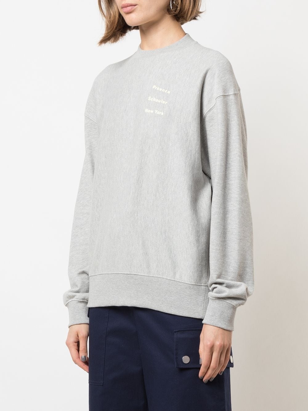 logo detail sweatshirt - 3