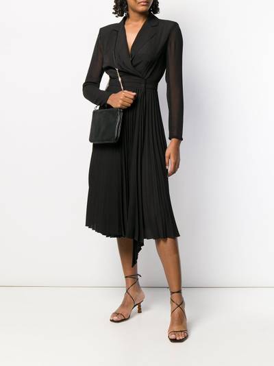 Sandro longsleeved V-neck dress outlook