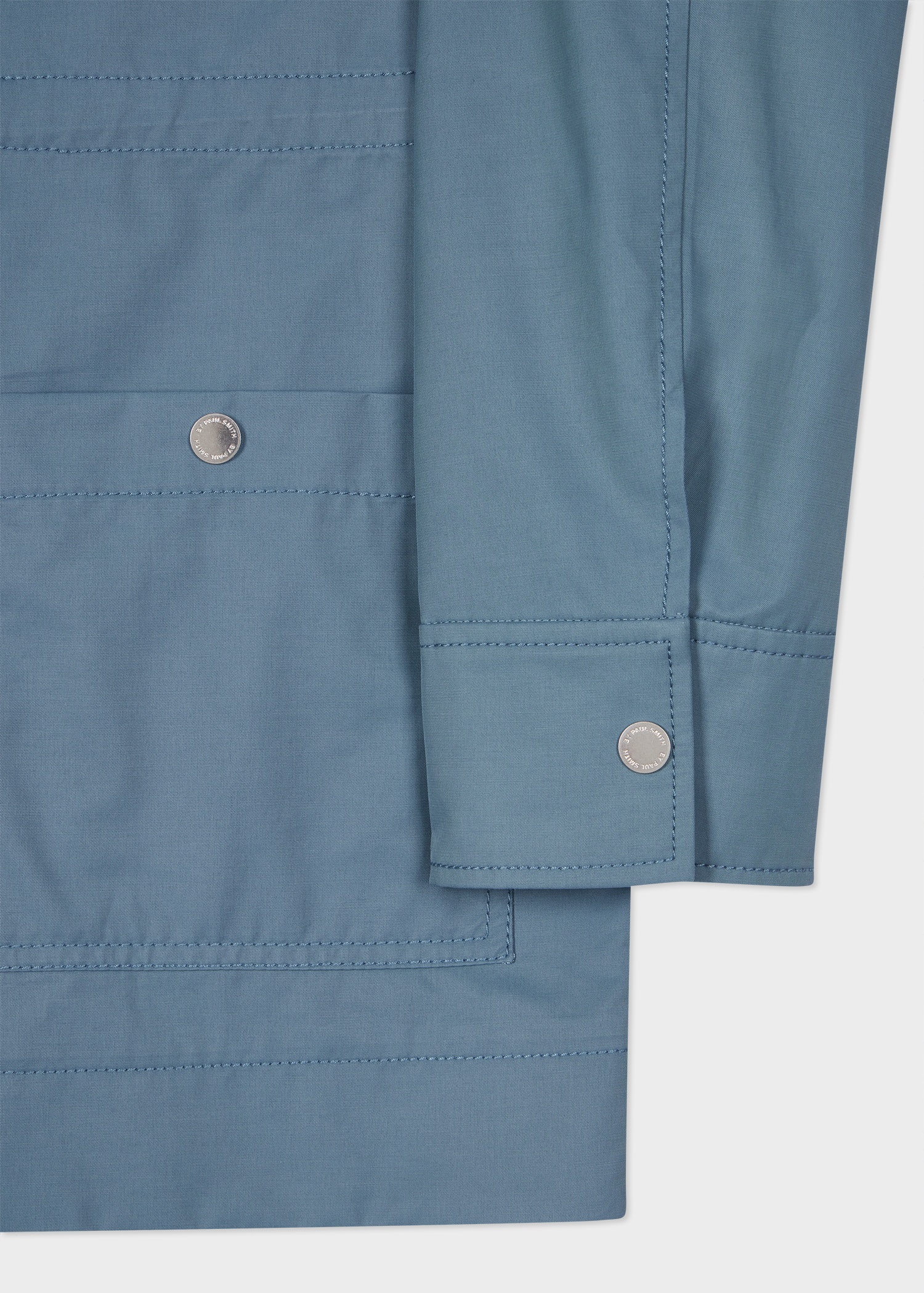 Women's Dusky Blue Field Jacket - 3