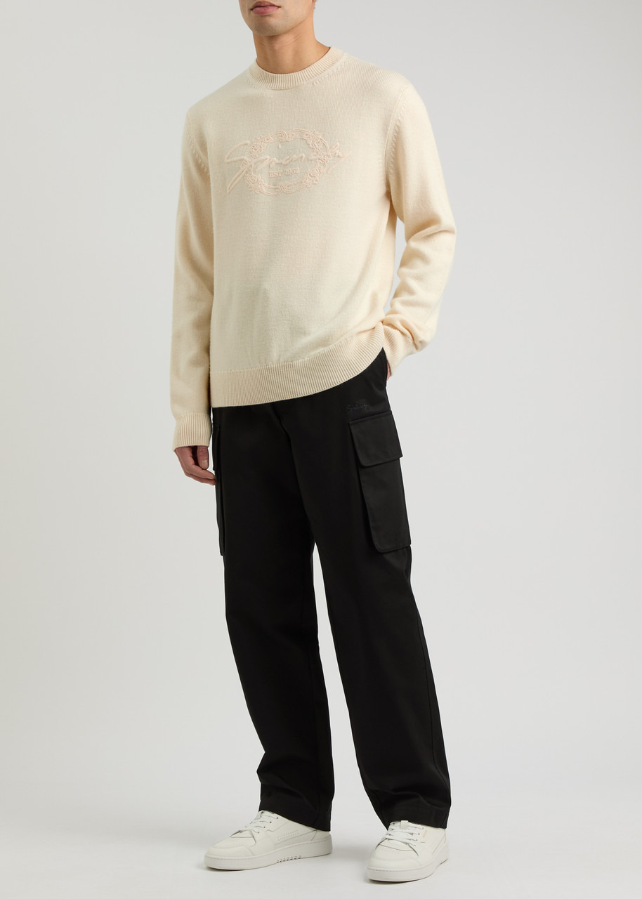 Givenchy Logo-embroidered Wool Jumper - 4