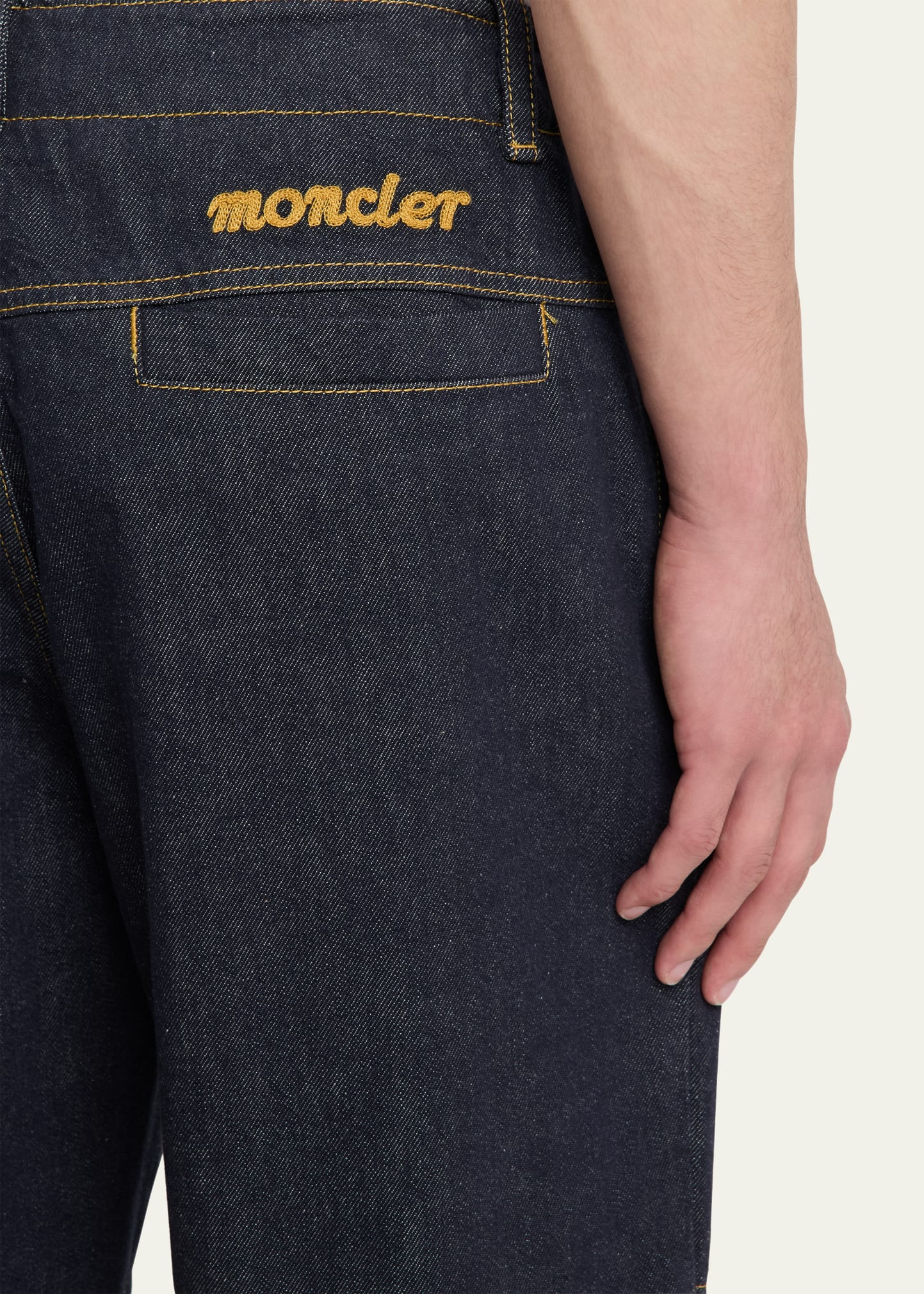 x Mercedes-Benz by NIGO Men's Washed Denim Trousers - 5