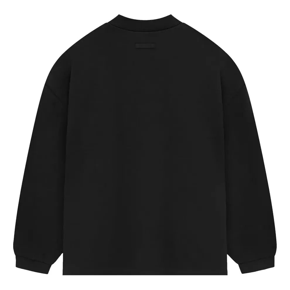 Fear of God Essentials SS24 Heavy Jersey Long-Sleeve T-Shirt 'Jet Black' 125SP242014F - 2