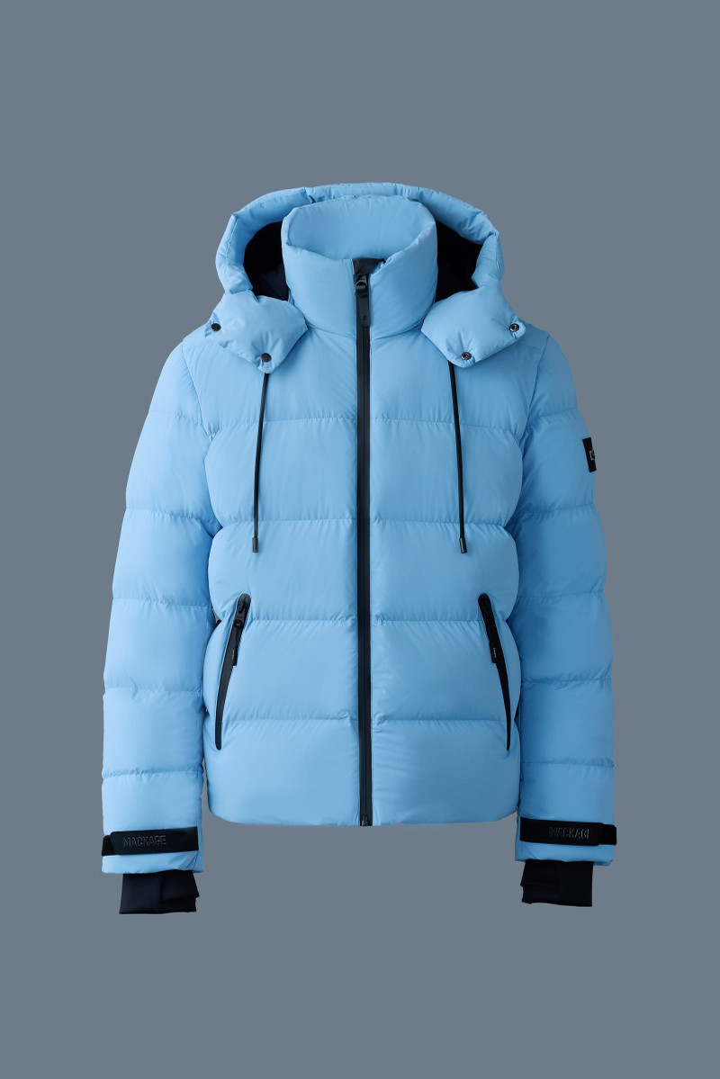 SAMUEL-SKI Medium down jacket with hood 1