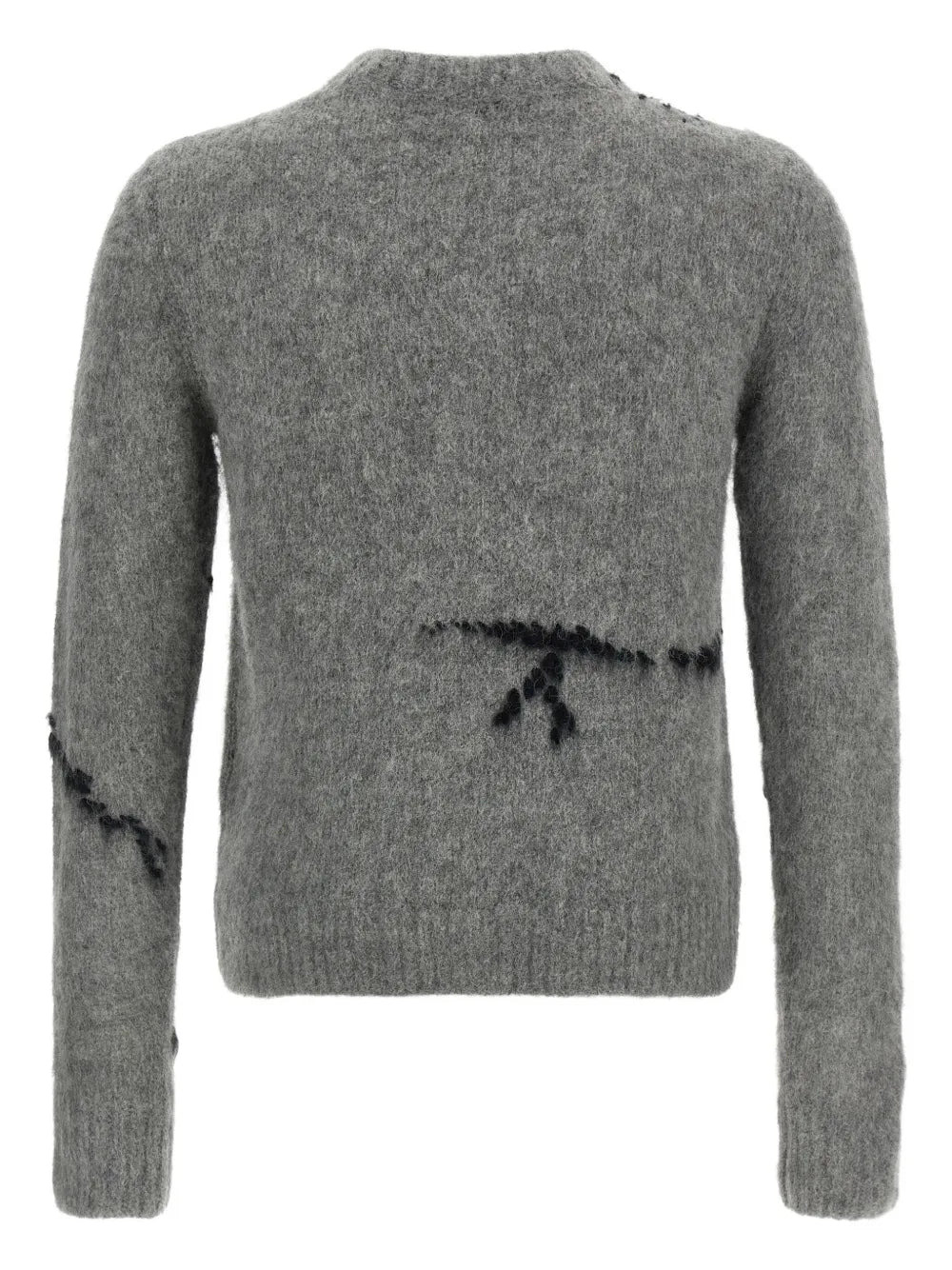 Gray Wool Blend Sweater - 2