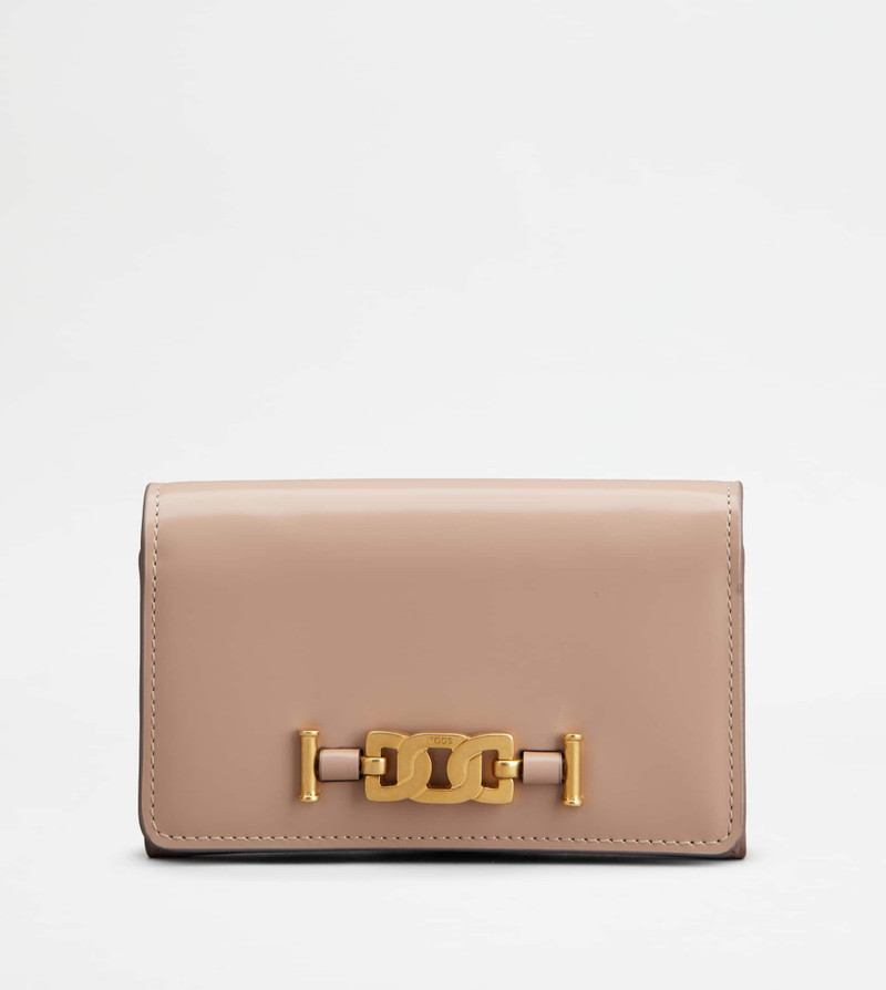 KATE WALLET IN LEATHER - PINK 1