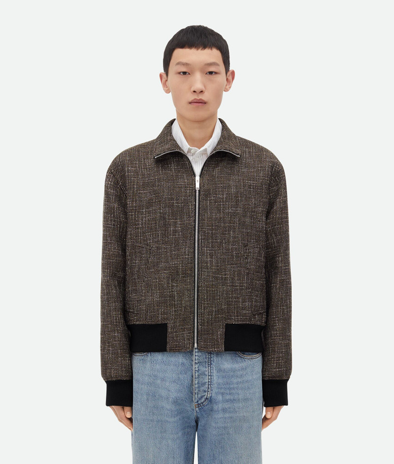 Wool And Cotton Pied De Poule Blouson 1