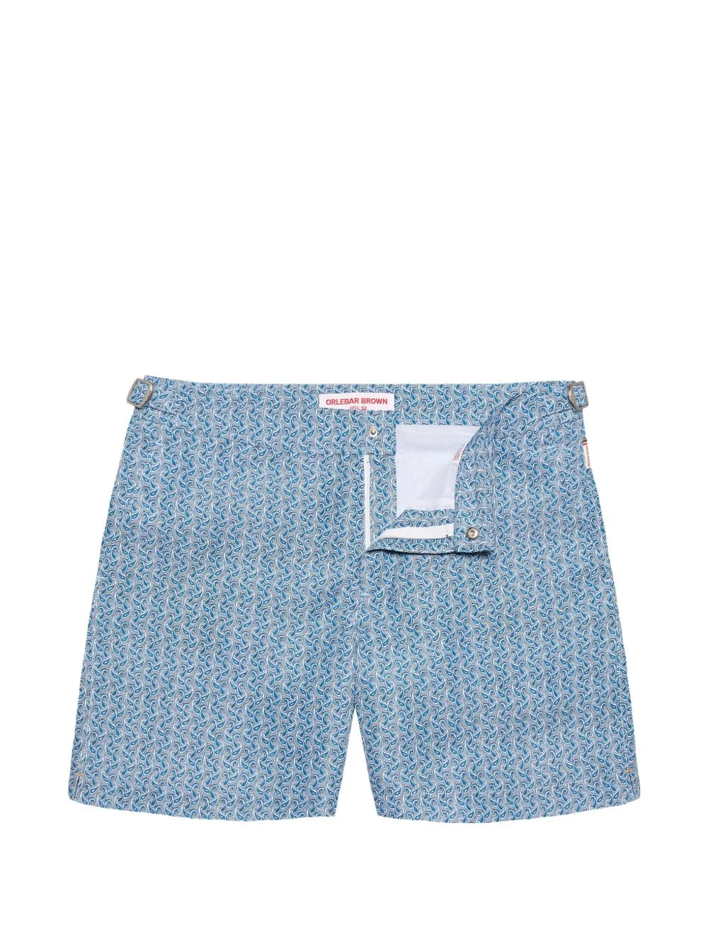 Bulldog patterned swim shorts - 1