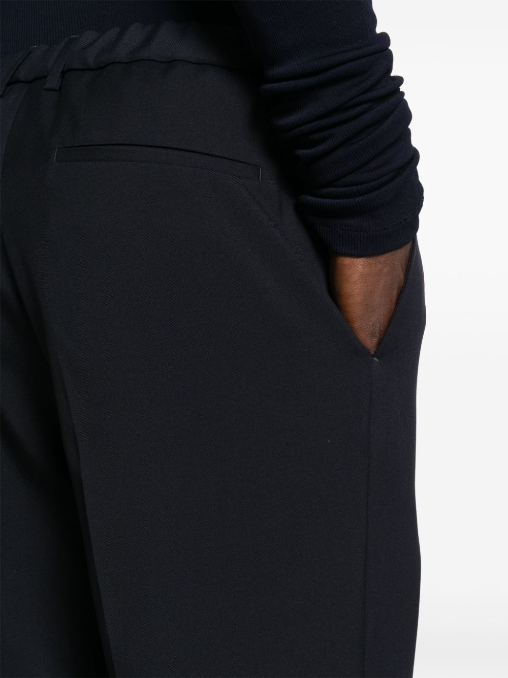 tapered-leg cropped trousers - 5