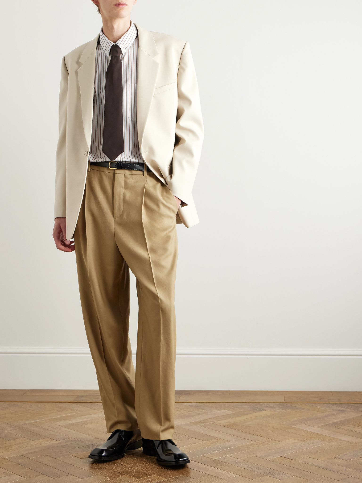 Wool Blazer Beige - 2