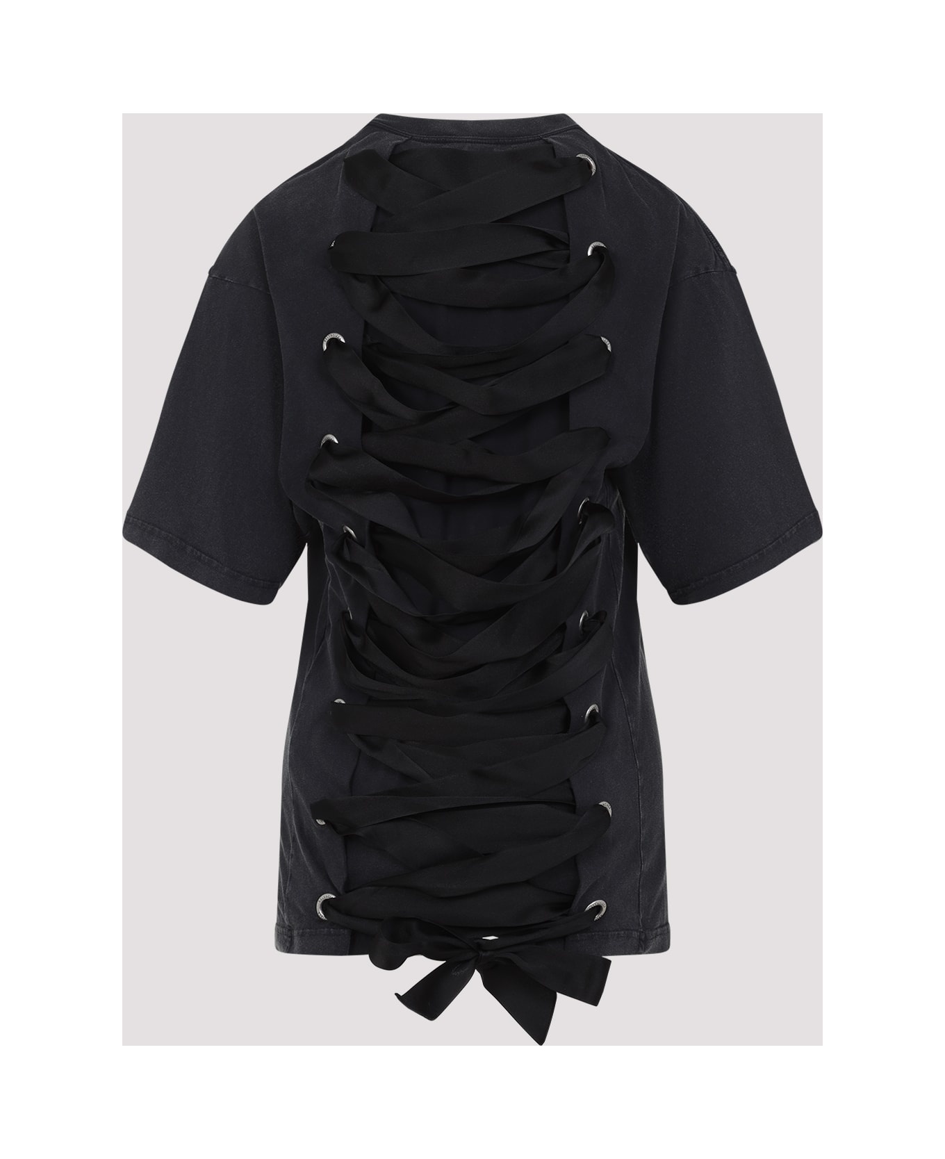 Lace Up T-shirt - 4