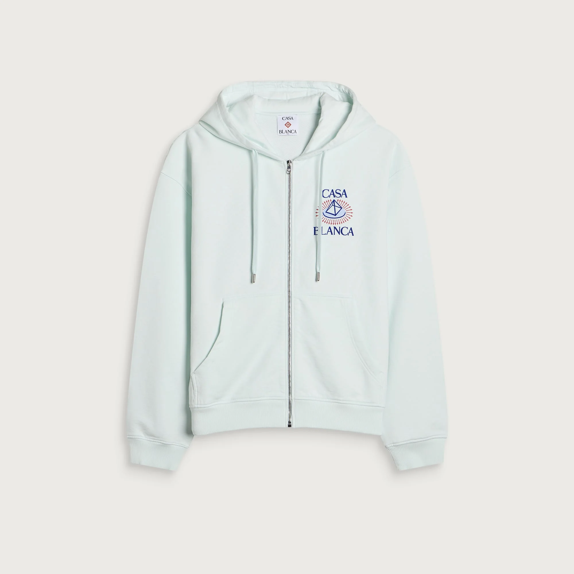 Casablanca Celestial Pyramid Printed Zip Up Hoodie - 1