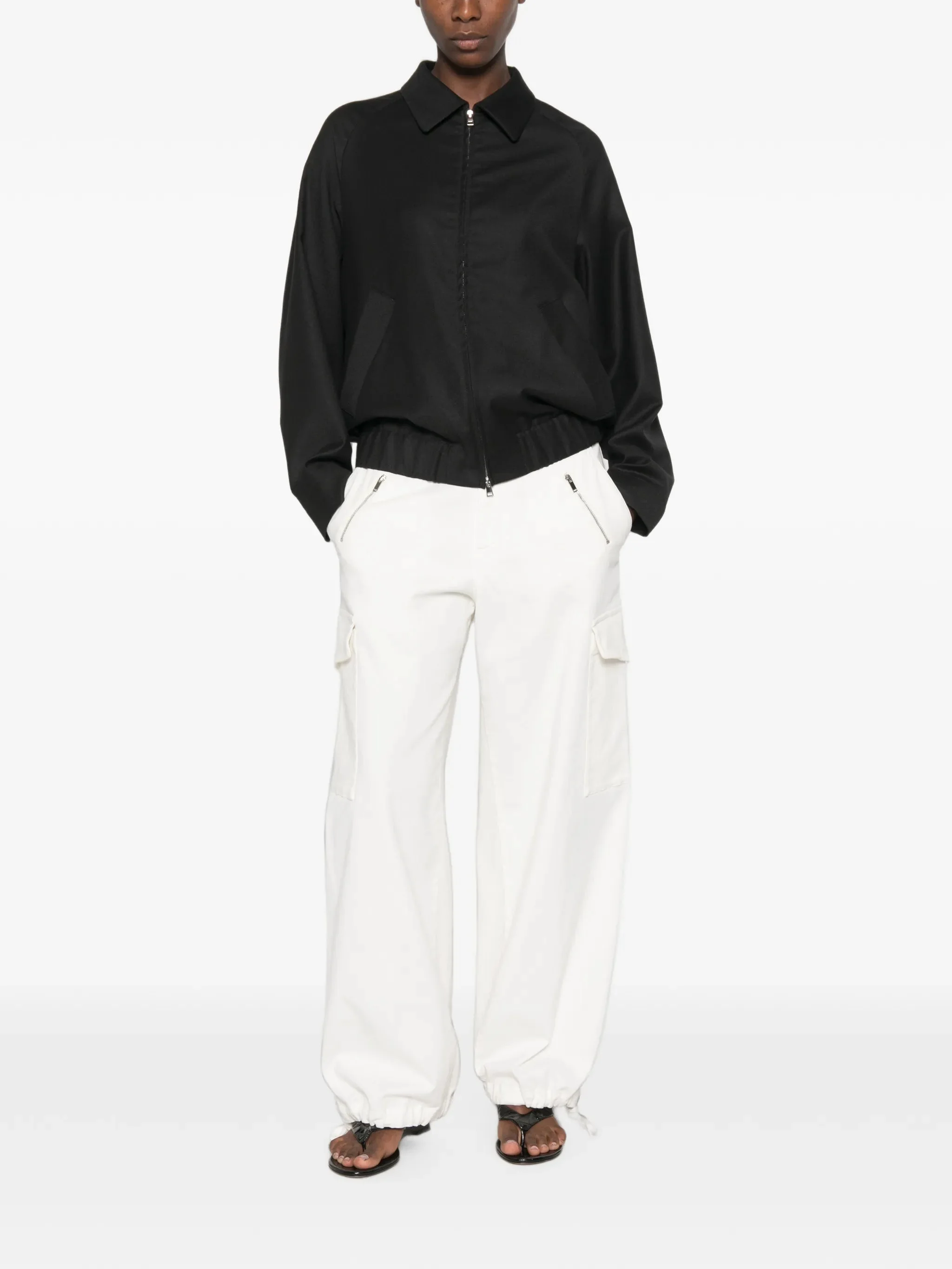 Barena Drawstring-cuff Cargo Pants - 1