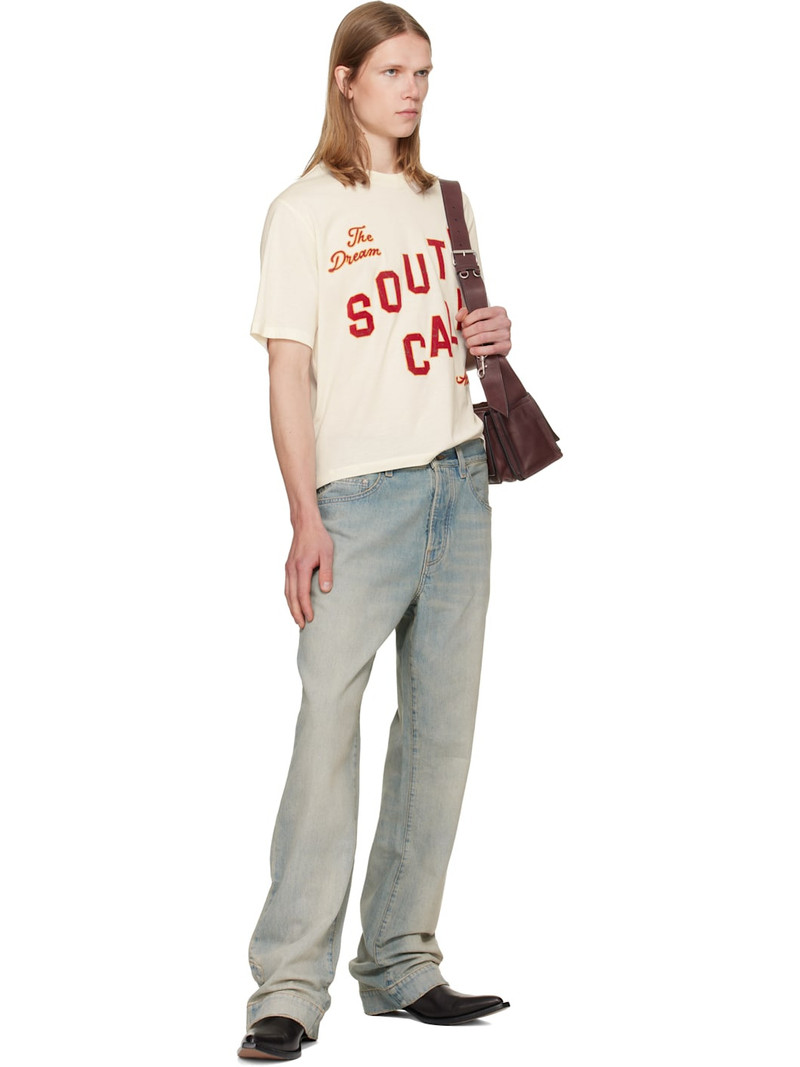 AMIRI White 'South Cali' Crop T-shirt outlook