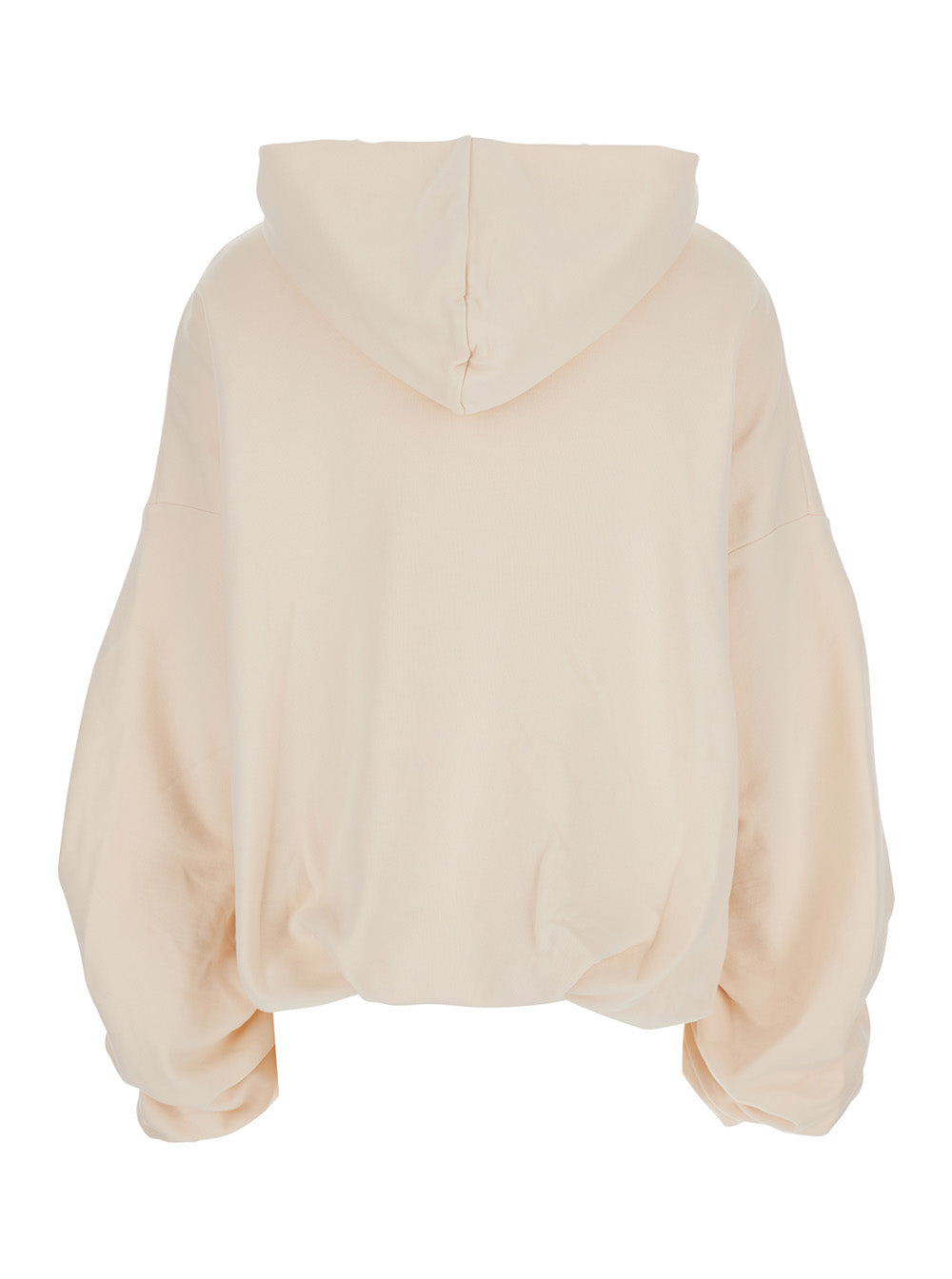 Dries Van Noten Women White Hoodie With Puffed Sleeve In Cotton Woman - 2