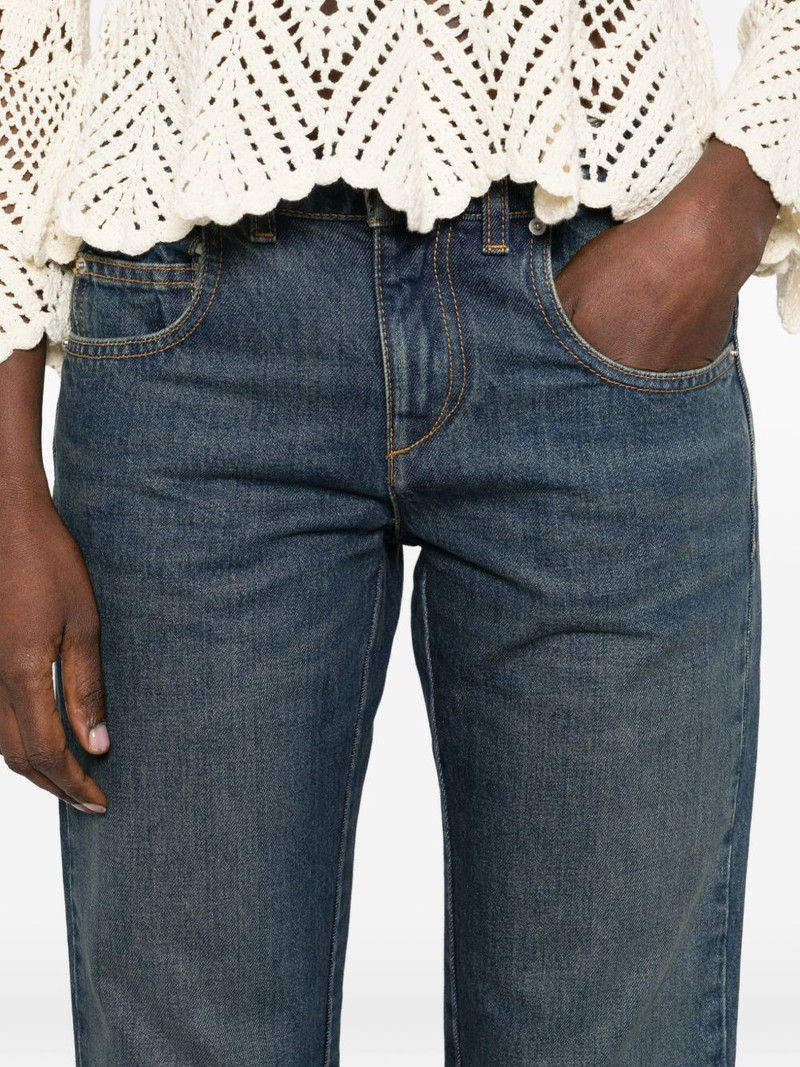 frayed-edges denim jeans 5