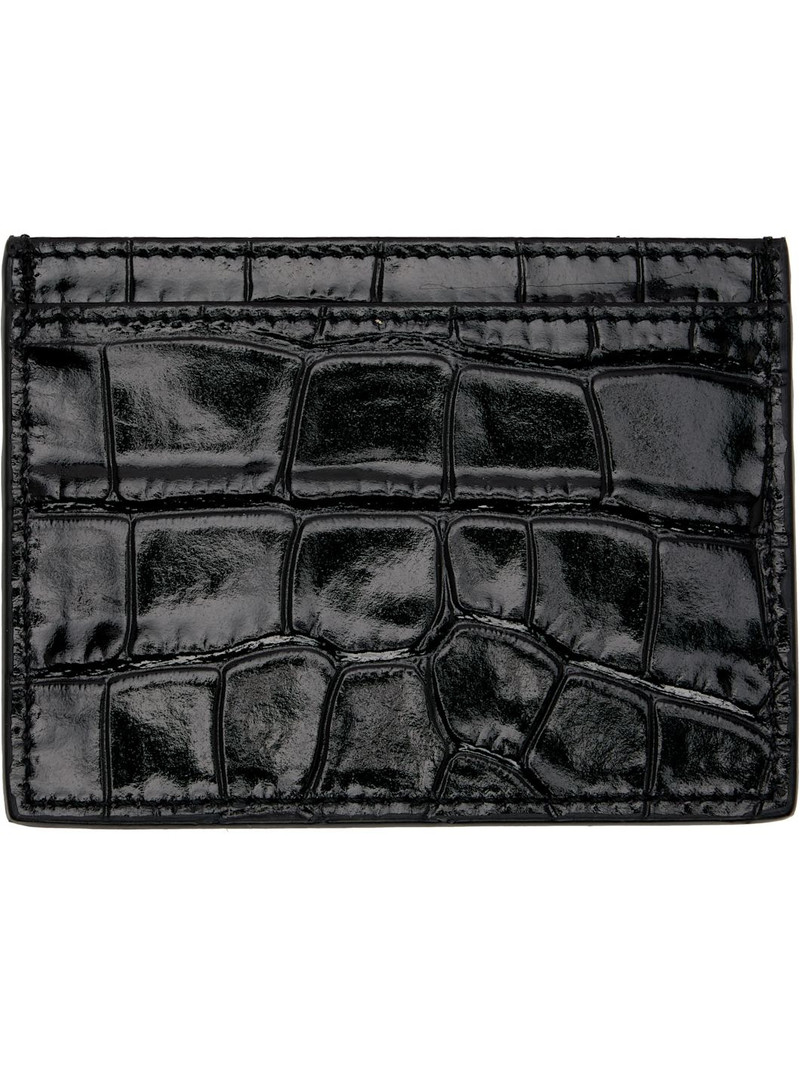 Vivienne Westwood Black Flat Card Holder outlook