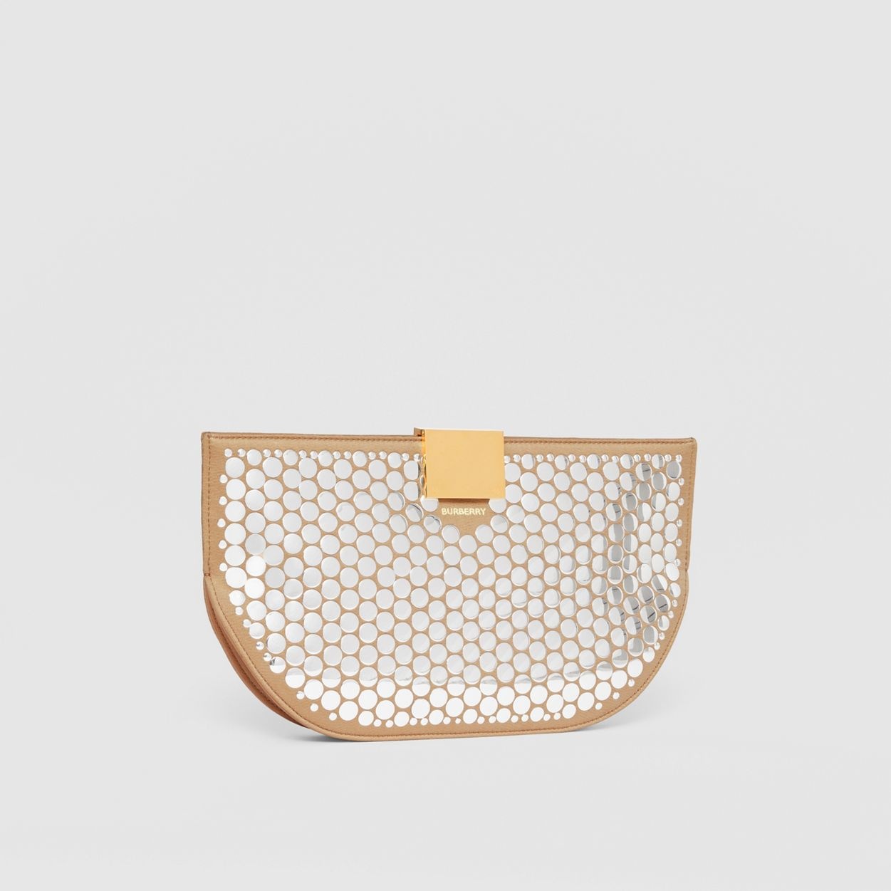 Embellished Silk Olympia Clutch - 6