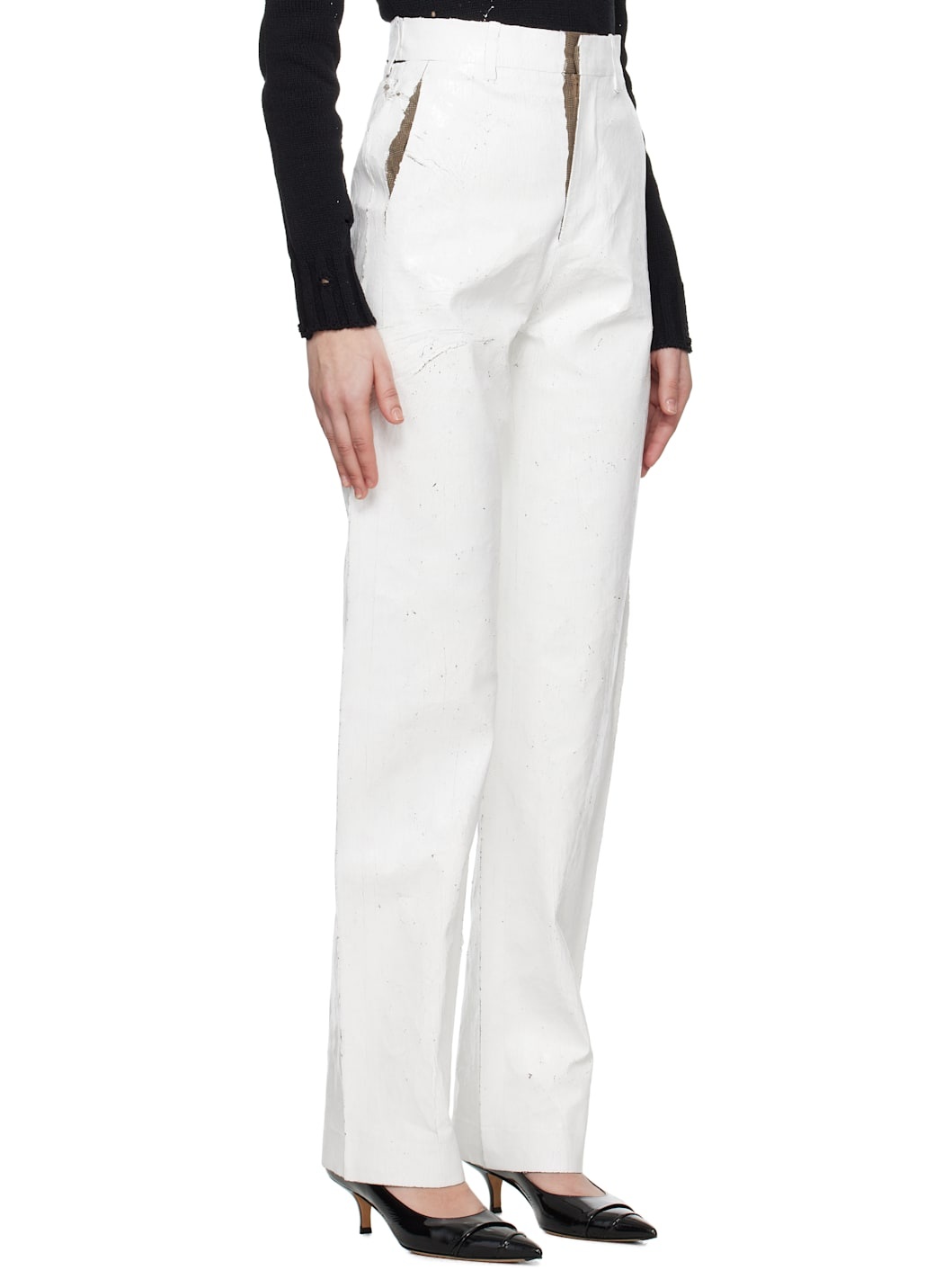 White Tailoring Trousers - 2