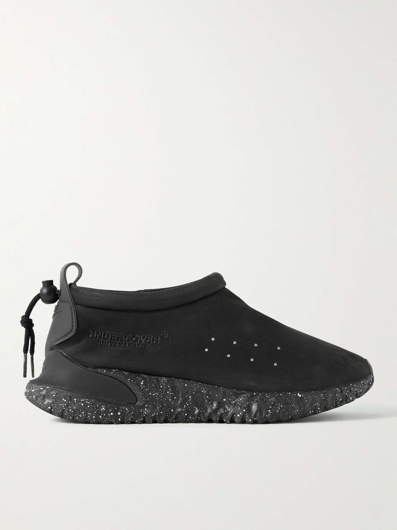+ Undercover Moc Flow SP Rubber-Trimmed Suede Slip-On Sneakers - 1