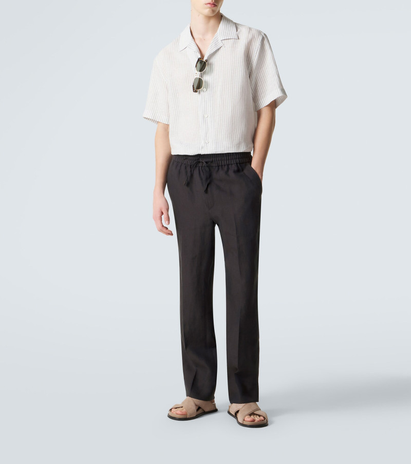 Brioni Linen straight pants outlook