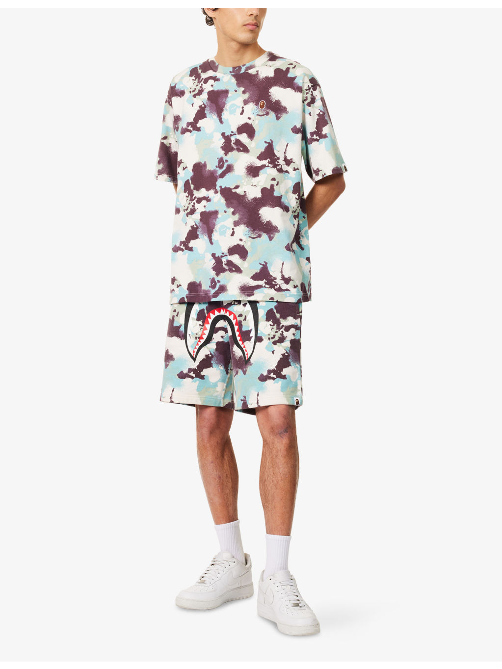 Map Camo One Point Short-Sleeve Cotton-Jersey T-Shirt - 2