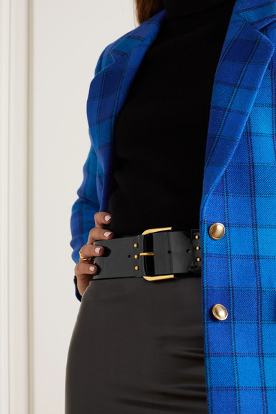 SAINT LAURENT Patent-leather waist belt outlook