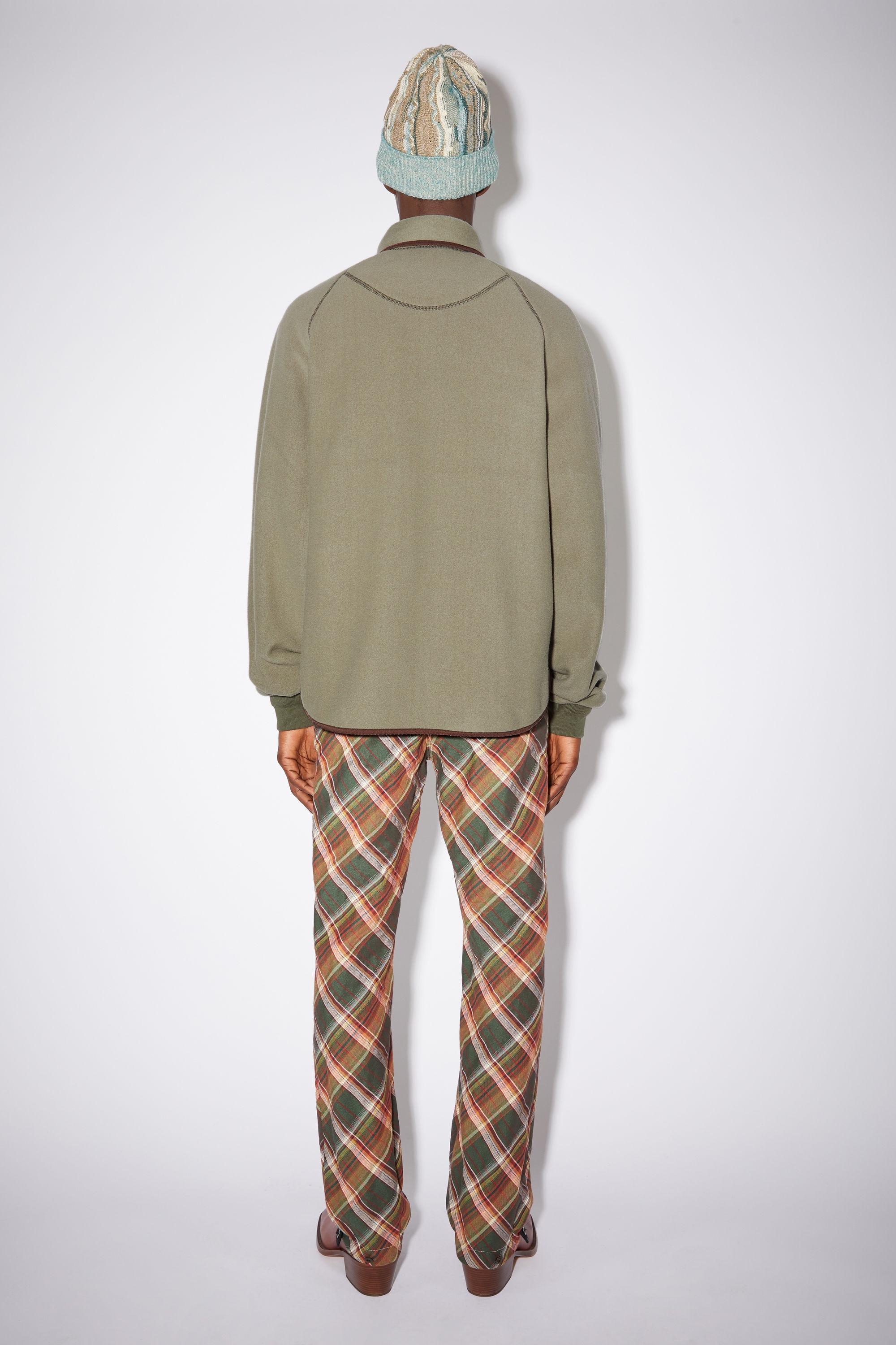 Polar fleece jacket - Khaki green - 3
