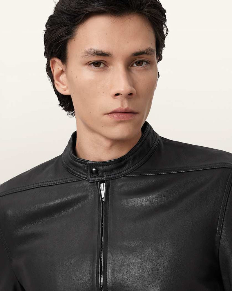 HOLT SLIM FIT LEATHER JACKET 7