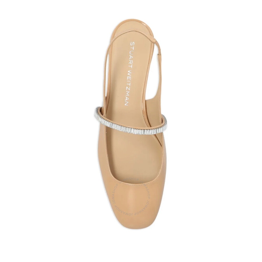 Stuart Weitzman Stefanie Patent Slngback Ballet Flats - 4