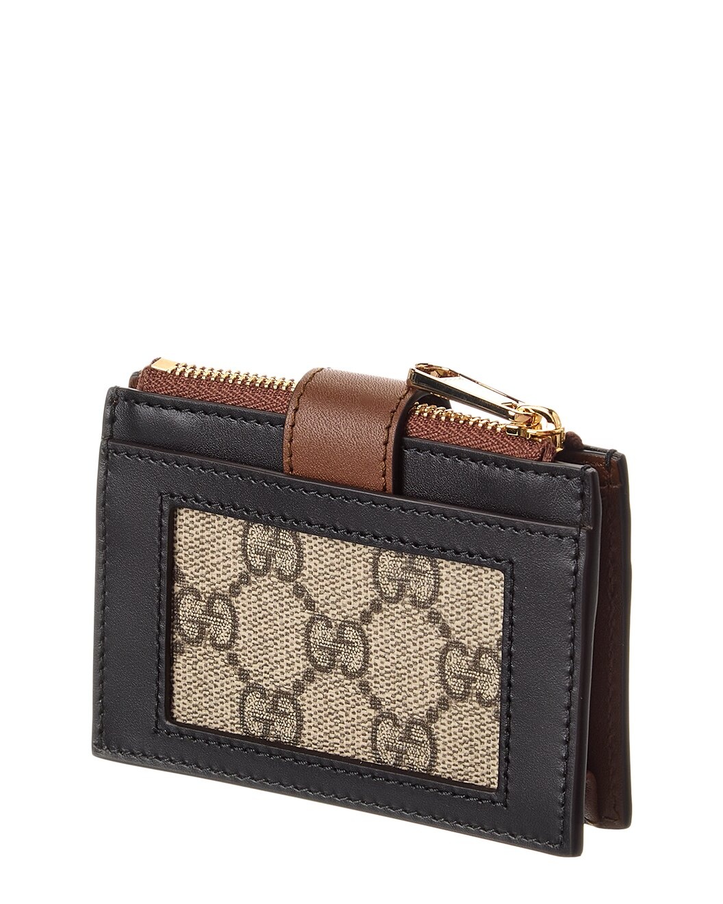 Gucci Padlock GG Supreme Canvas & Leather Card Case - 2