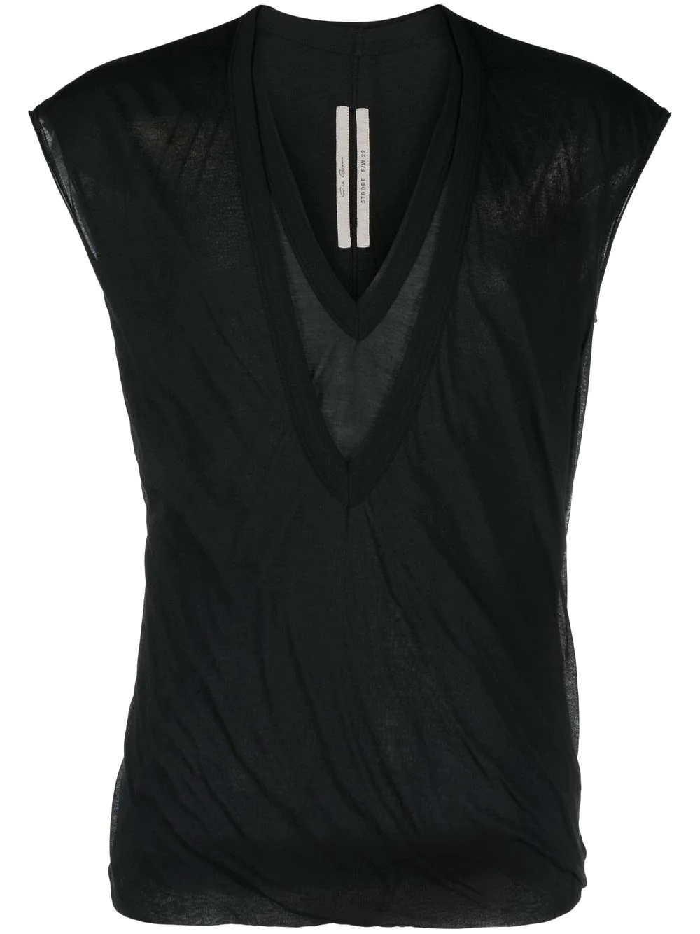 Rick Owens double-layer Dylan tank top | REVERSIBLE