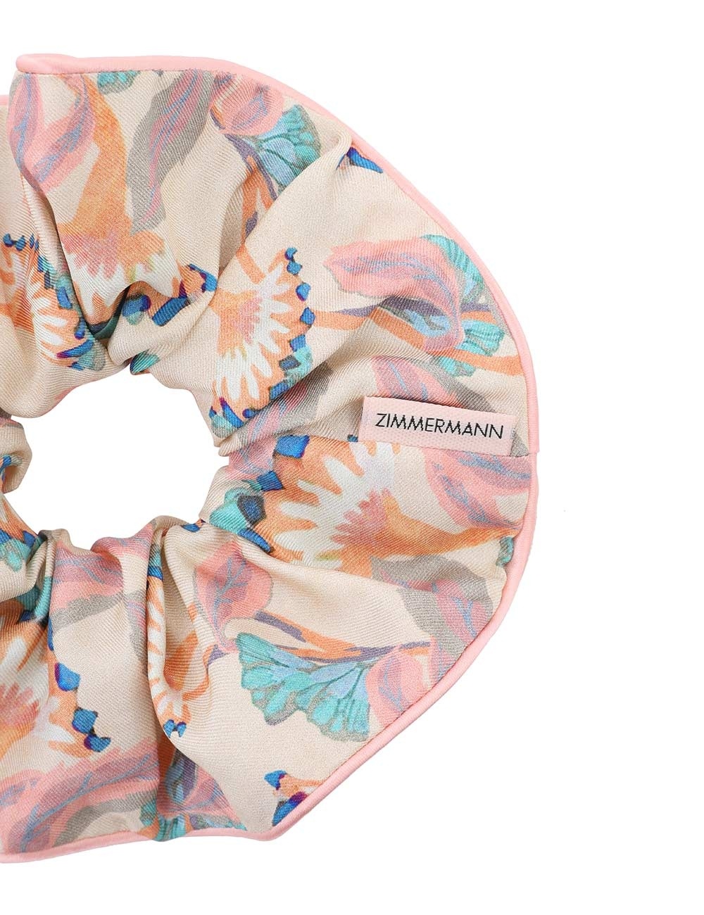 PRINTED SILK SCRUNCHIE - 3