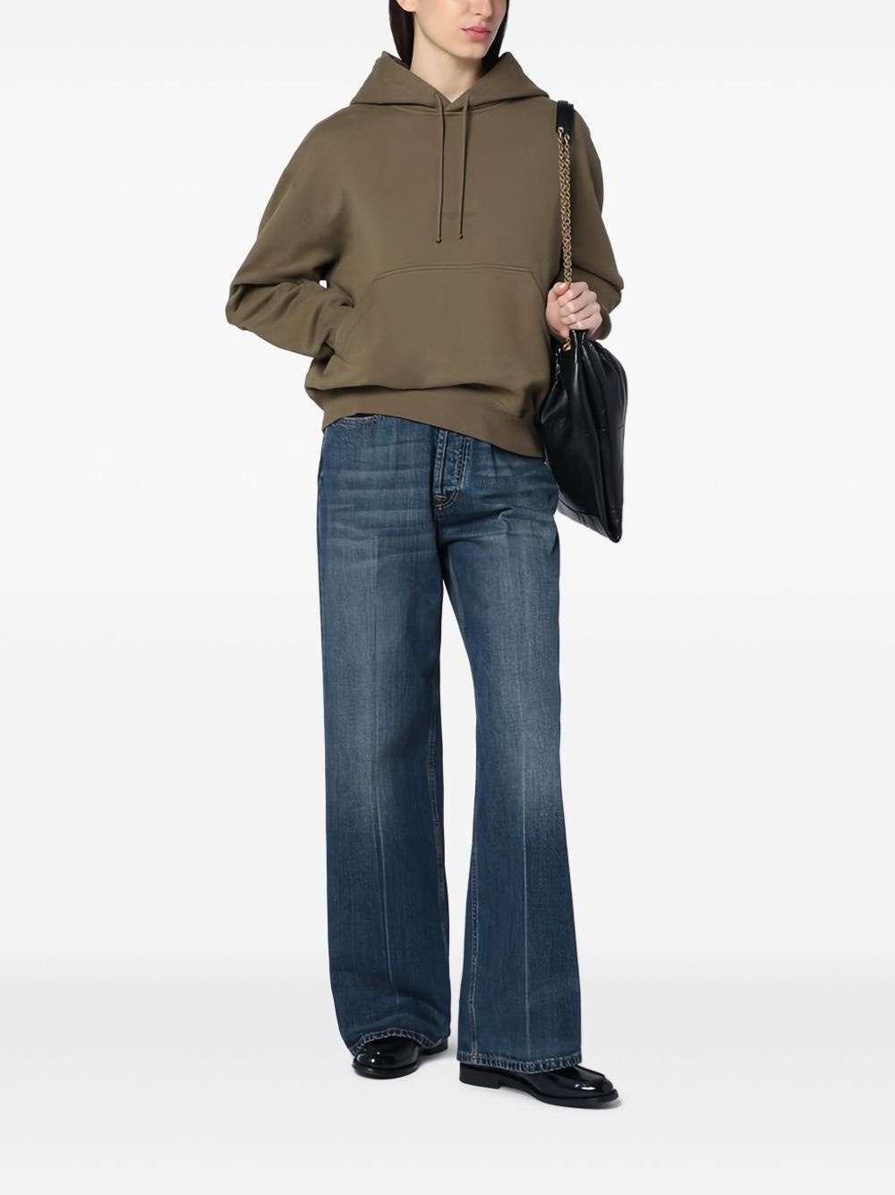 logo-embroidered hoodie - 2