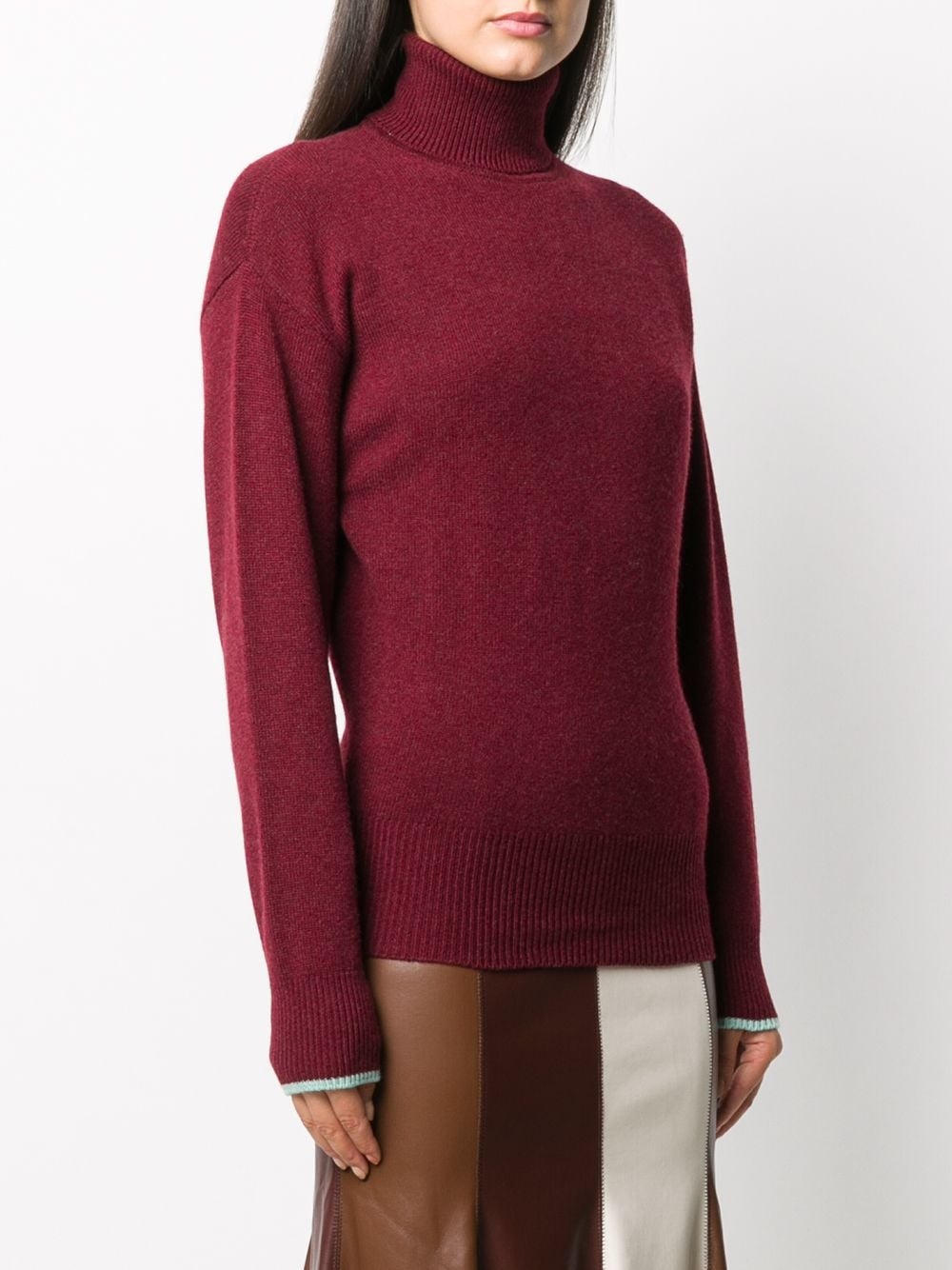 roll-neck cashmere jumper - 3