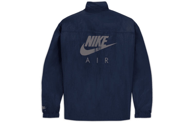 Nike Air x Kim Jones Double-Sided Windproof Reflective Logo Jacket Unisex Blue/White DC9985-100 - 2