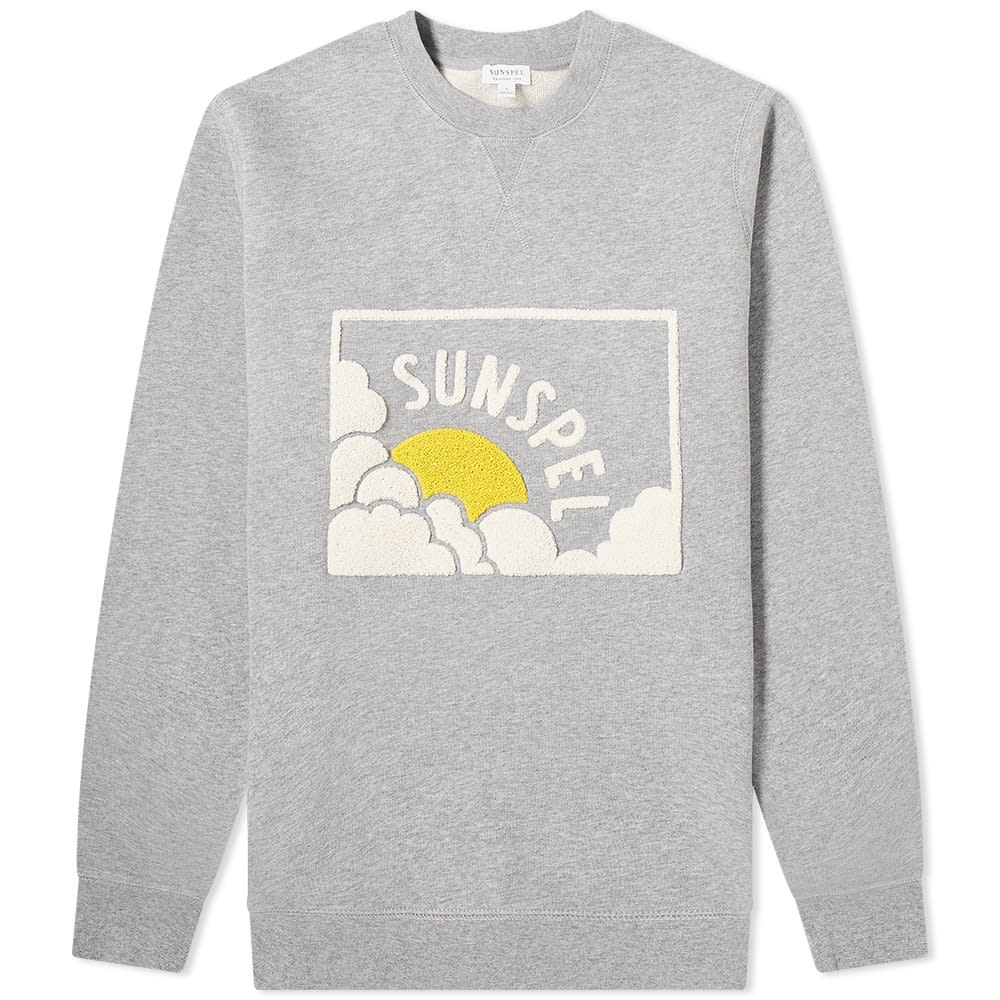 Sunspel Logo Crew Sweat - 1