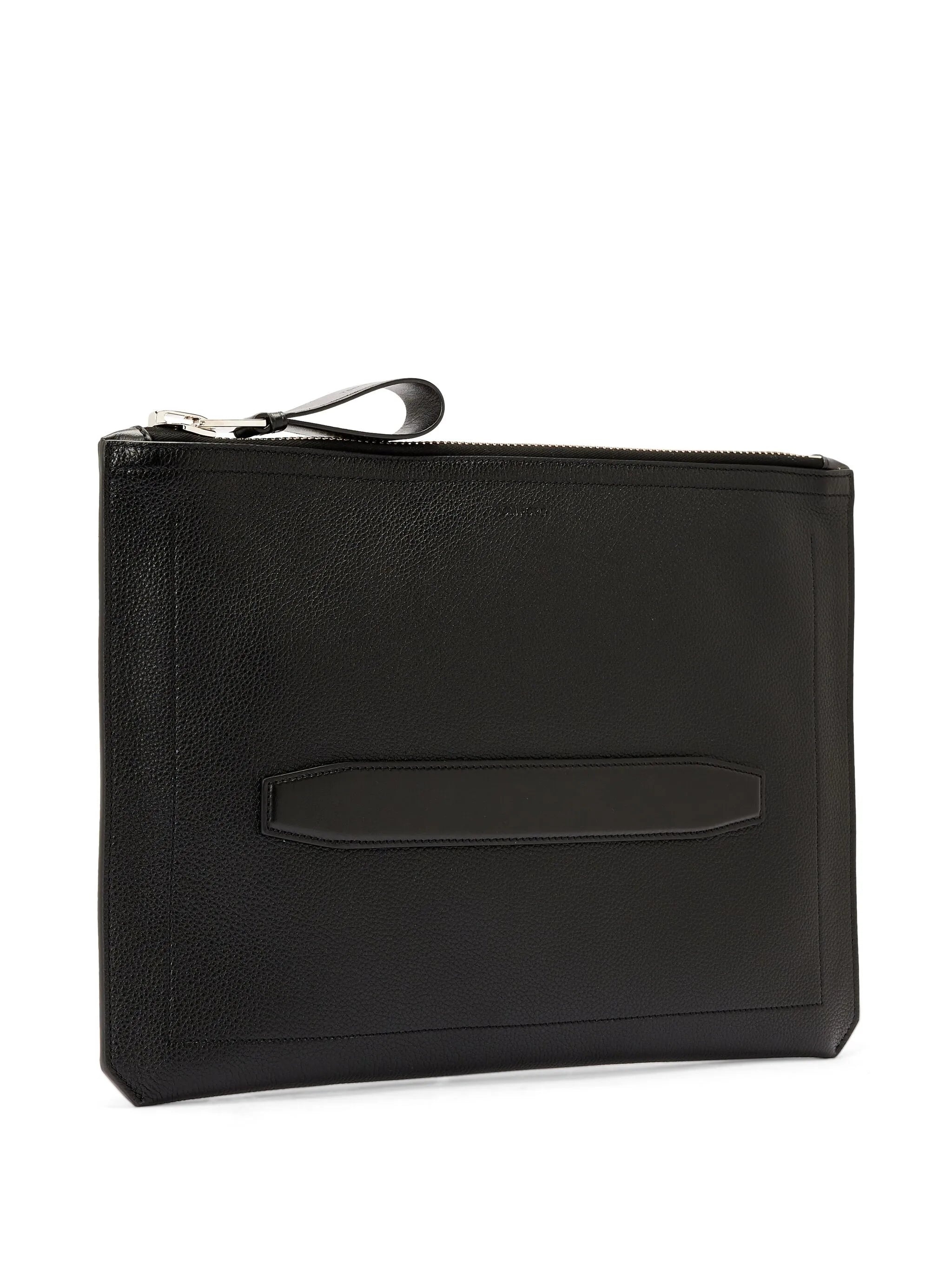 Grained-texture Clutch Bag - 3