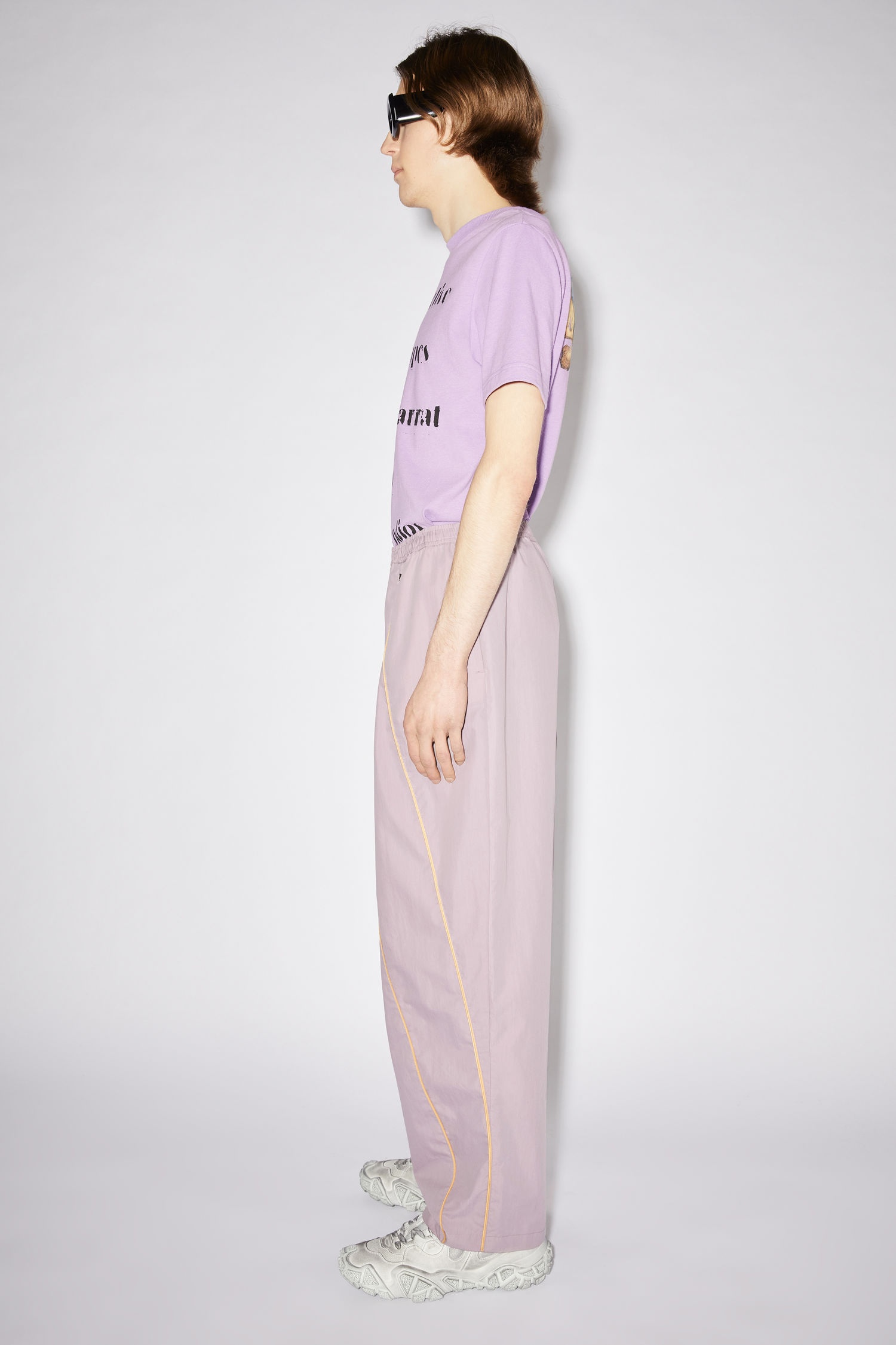 Zipper trousers - Thistle purple - 4