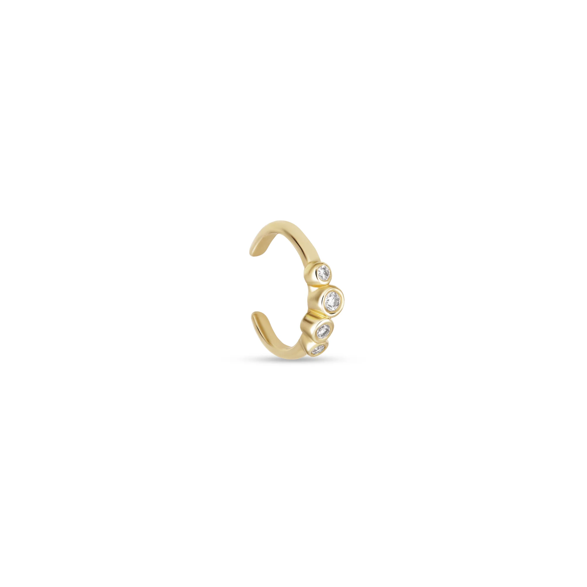 LAB-Created Diamond Bubble Up Ear Cuff - 1