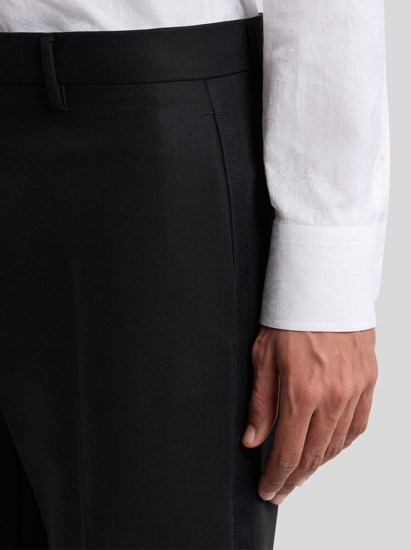 Etro WOOL AND MOHAIR SLIM-FIT TROUSERS outlook