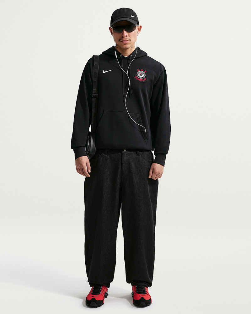 S.C. Corinthians Club Men's Nike Soccer French Terry Pullover Hoodie 4