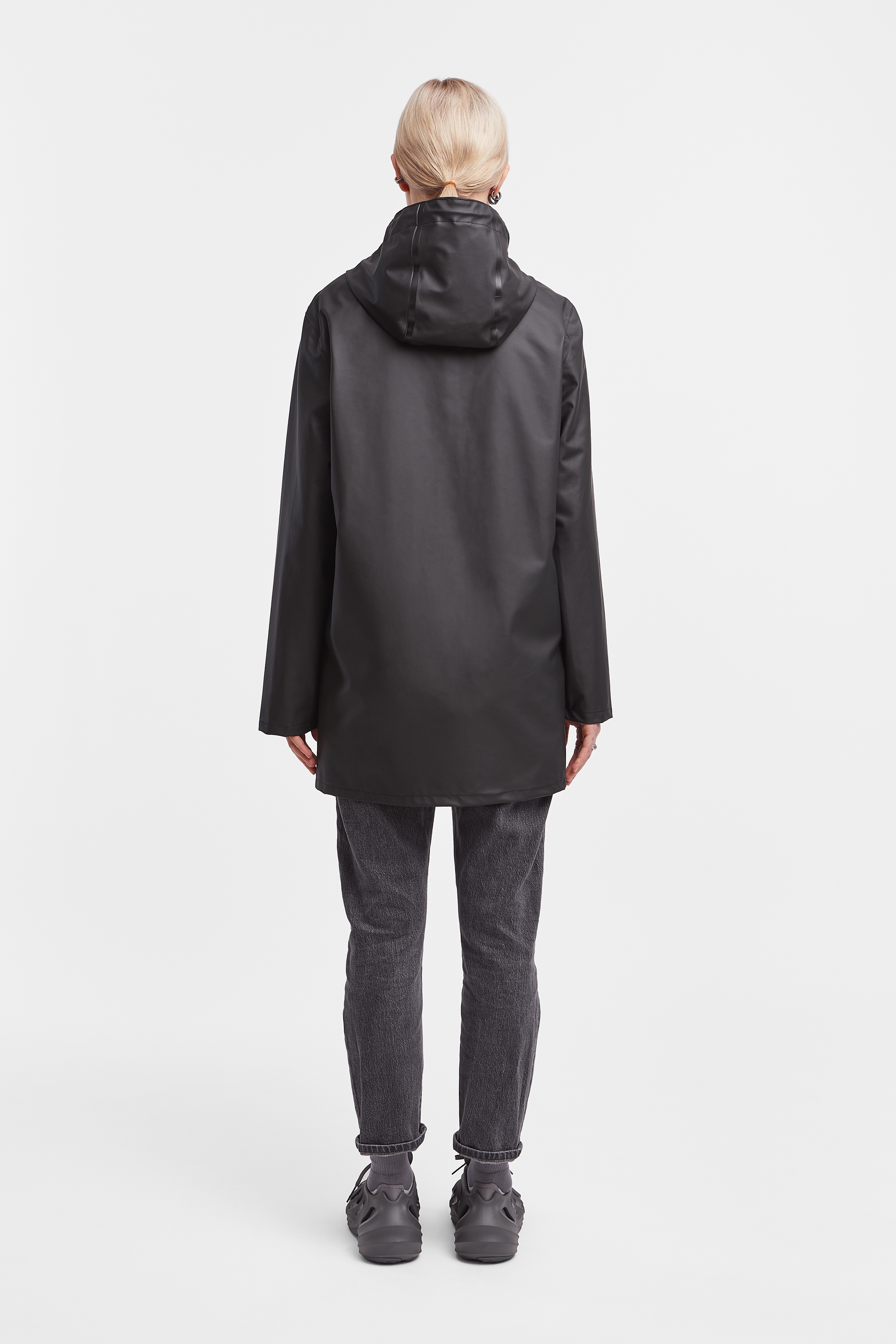 Stockholm Lightweight Raincoat Black - 4