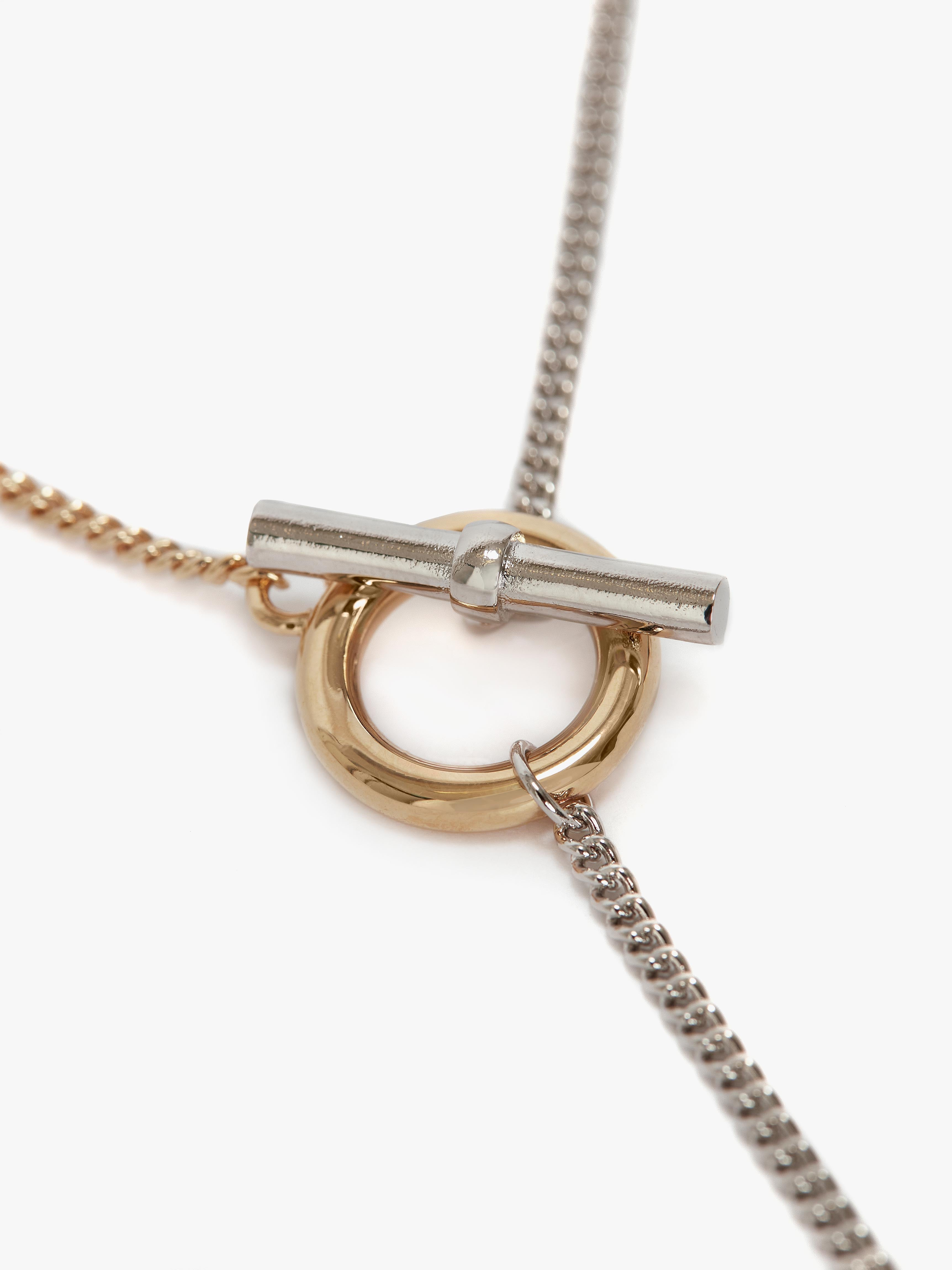 LONG NECKLACE WITH JWA ANCHOR PENDANT - 3