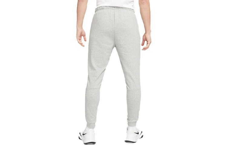 Men's Nike Dri-fit Solid Color Casual Training Sports Pants/Trousers/Joggers Gray CZ6380-063 - 2